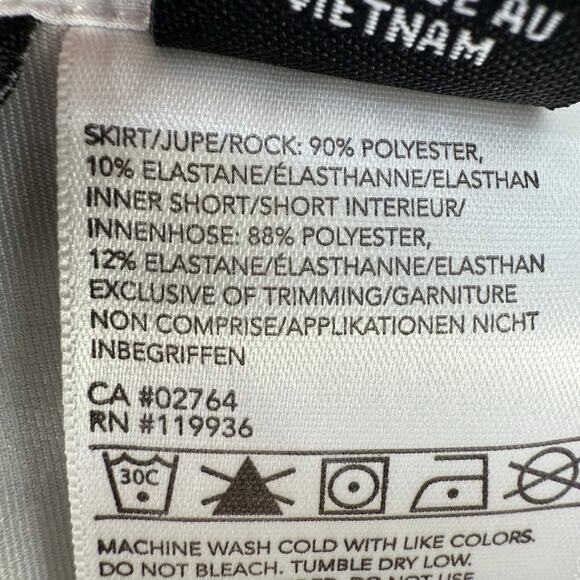 N'Vo by Lanctot Skort Women's 10 Size White Black Golf Skort Pickleball Golf EUC - Picture 8 of 13